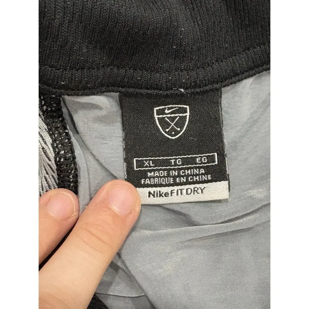 Nike Performance Fit Dri Short Sleeve Size XL Polo Shear Strip On‎ Back